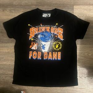 Dutch Bros “Drink One For Dane” Crew Neck Black Short Sleeve T-Shirt Large